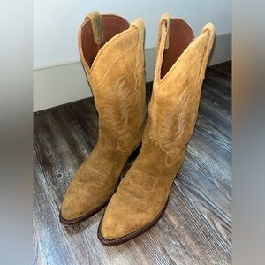 Tecovas Suede Wsstern Cowgirl Boots “Josie”